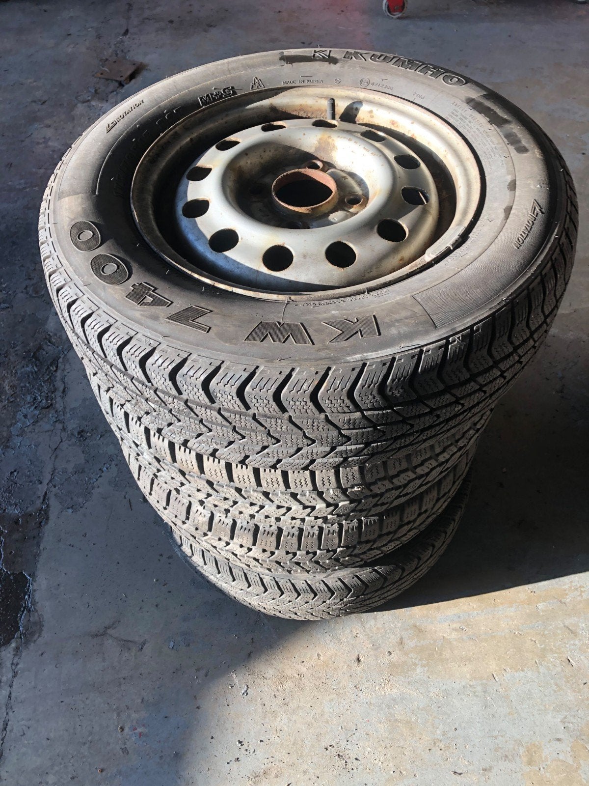 winterbanden set zeer goede staat 175/70R13, Ophalen, Zo goed als nieuw