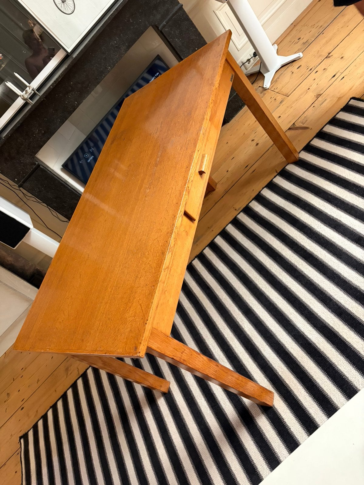 Vintage eettafel Eden-Amsterdam, Huis en Inrichting, Tafels | Eettafels, Ophalen, Gebruikt, 100 tot 150 cm, 50 tot 100 cm