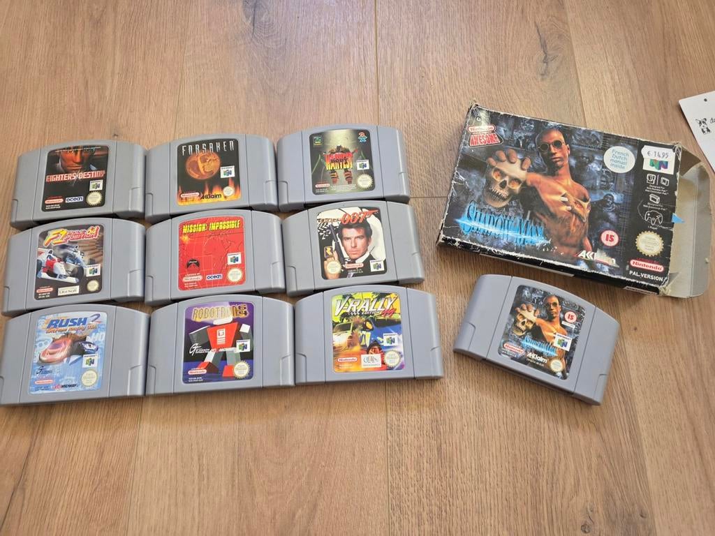 N64 games, waaronder Rush 2 - Robotron - golden eye v rally, 1 speler, Ophalen of Verzenden, Racen en Vliegen, Vanaf 3 jaar