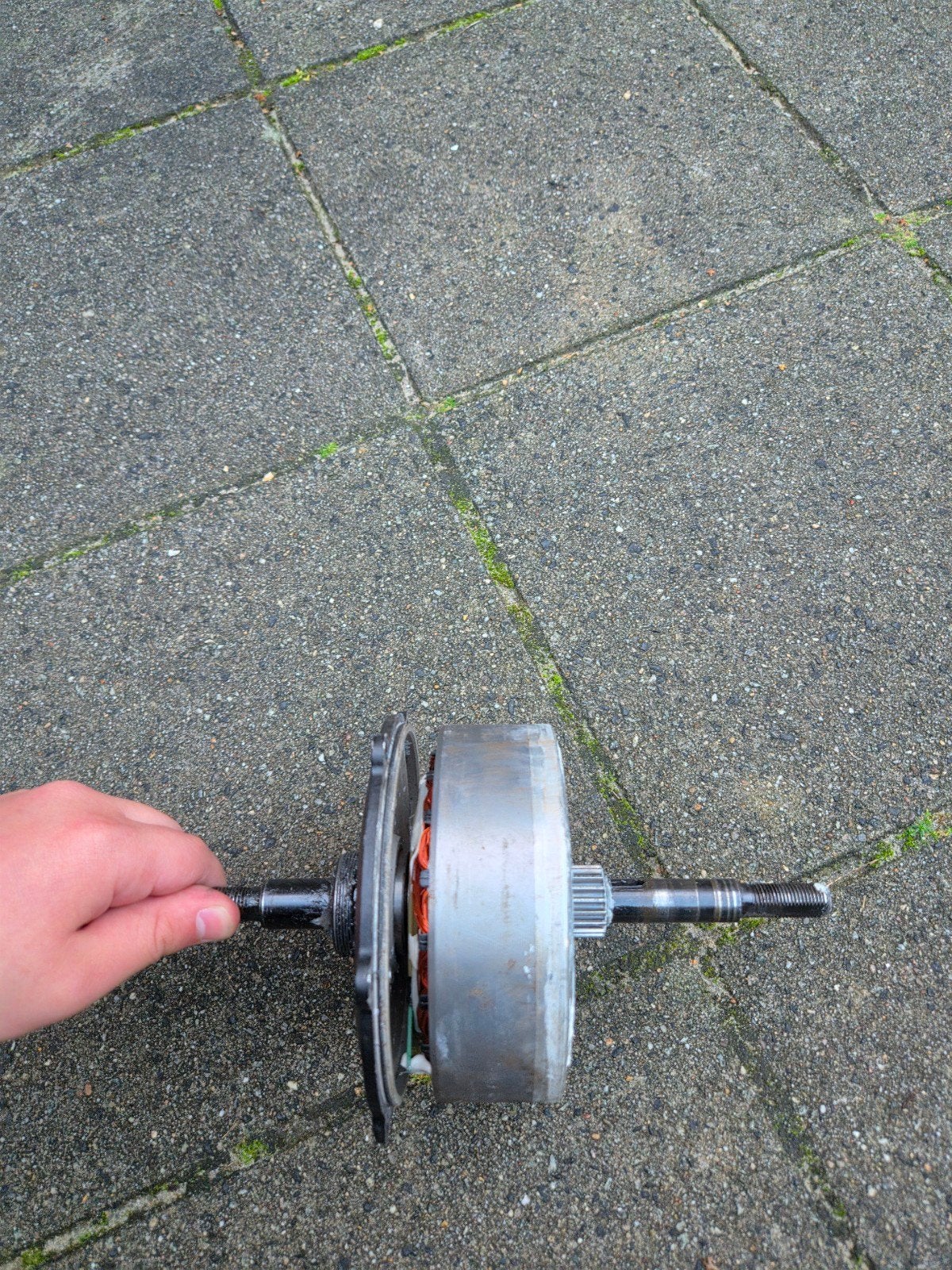 Elektrische fiets middenmotor, Fietsen en Brommers, Gebruikt, Onbekend, Motor, Aluminium