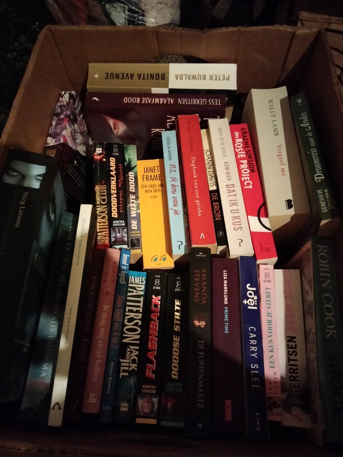 Doos vol boeken, Ophalen of Verzenden