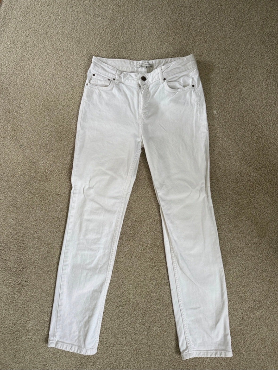 Off White Fifth House jeans 26, Verzenden, Wit, Maat 36 (S), Lang