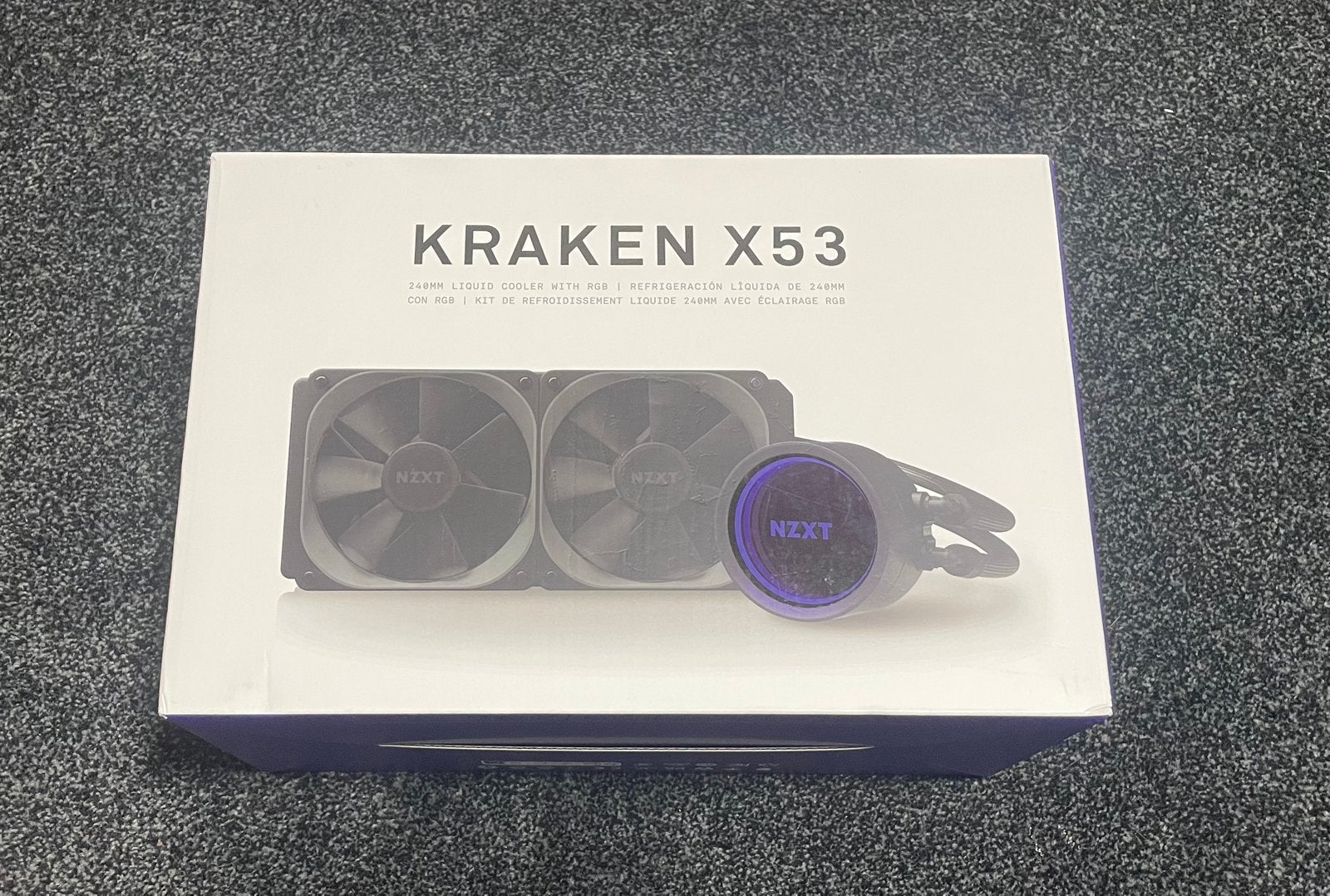 NZXT Kraken X53, Computers en Software, Computerkoelers, Ophalen, Zo goed als nieuw, Waterkoeling