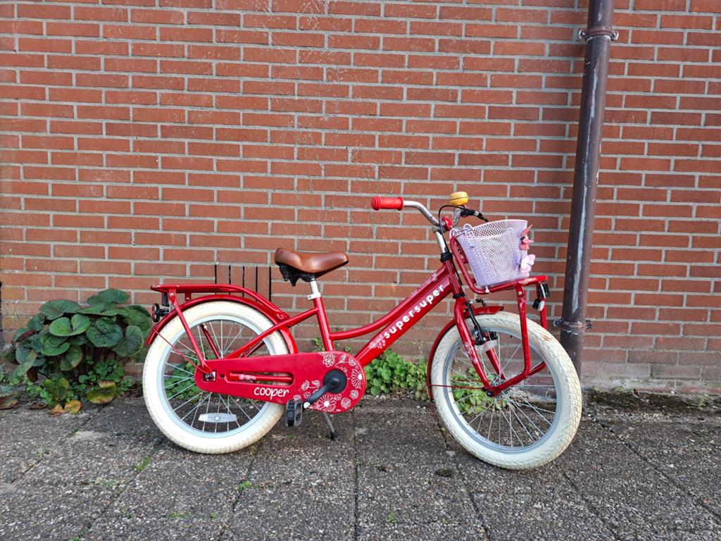 Kinderfiets 18 inch, Fietsen en Brommers, Fietsen | Kinderfietsjes, Ophalen, Gebruikt, 16 tot 20 inch