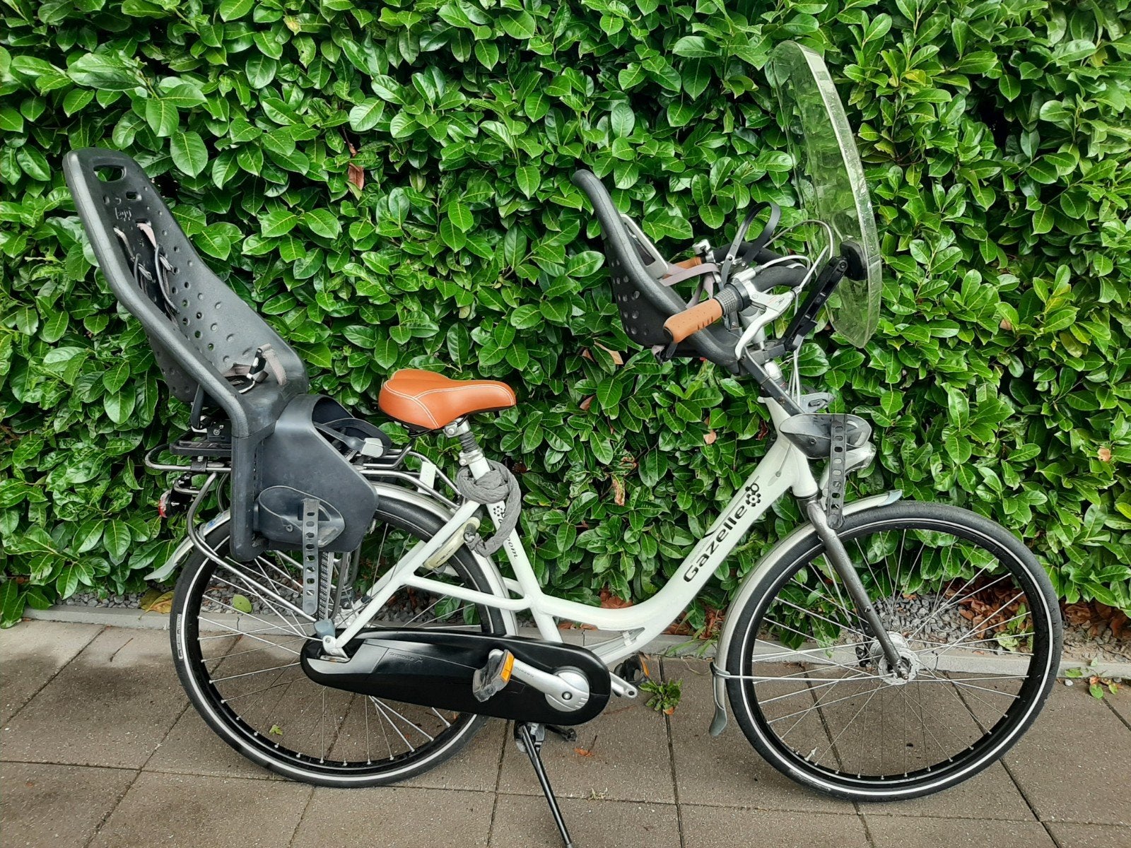 Moederfiets Gazelle bloom 53cm 7 Versnellingen stuurslot, 2 zitjes, 53 tot 56 cm, Ophalen of Verzenden, Zo goed als nieuw