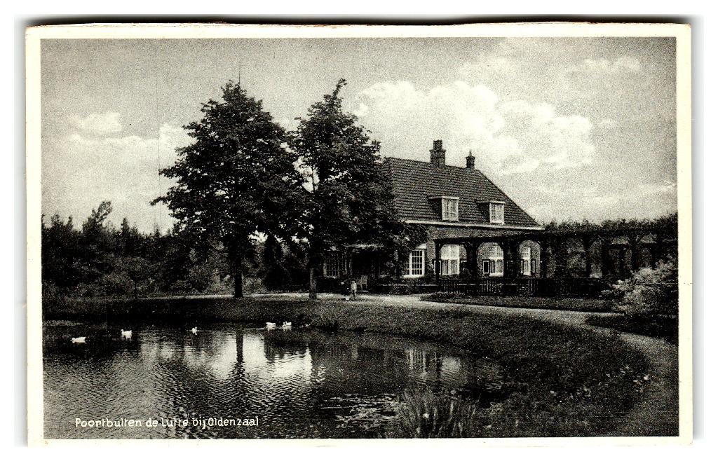 De Lutte, Poortbulten de Lutte bij Oldenzaal, Verzenden, 1940 tot 1960, Ongelopen, Overijssel