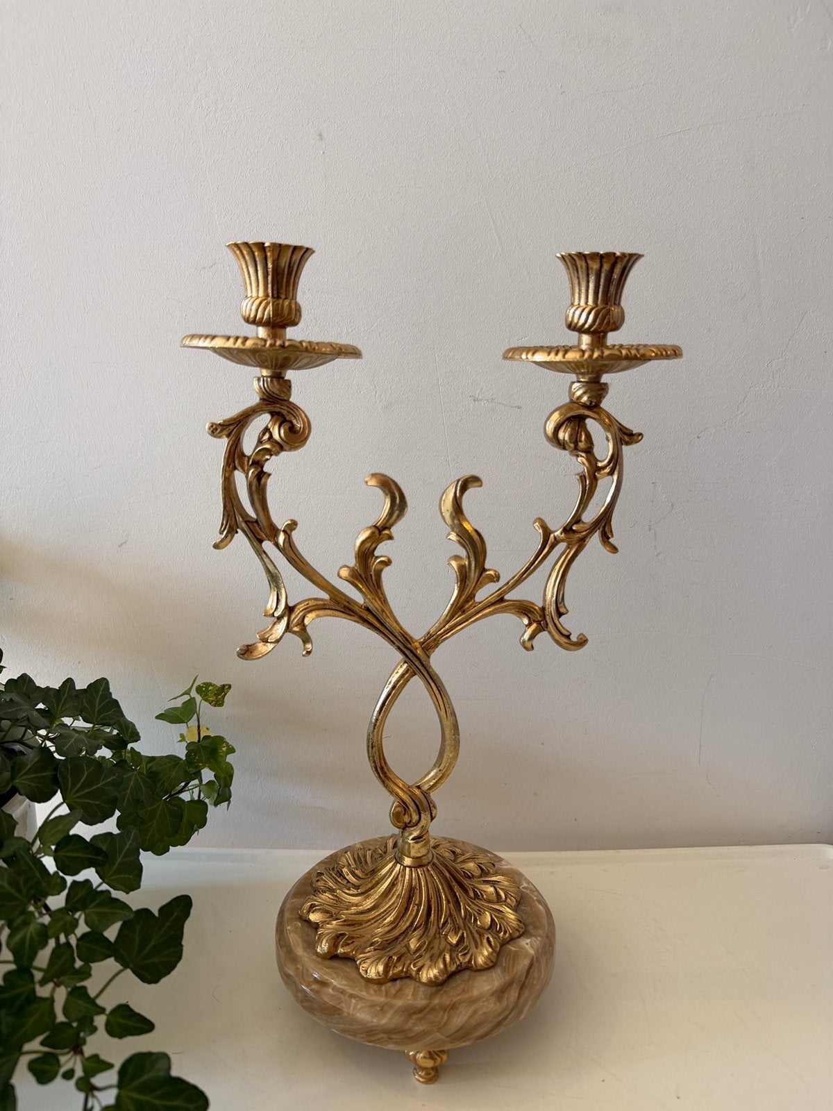 Hollywood Regency kandelaar italiaans, Ophalen of Verzenden