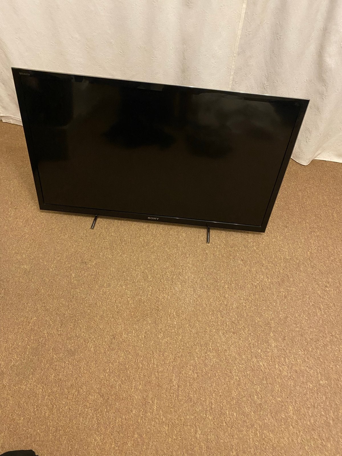 Sony Bravia 40 inch LCD TV met afstandsbediening en handleid, Gebruikt, LCD, Ophalen of Verzenden, Sony