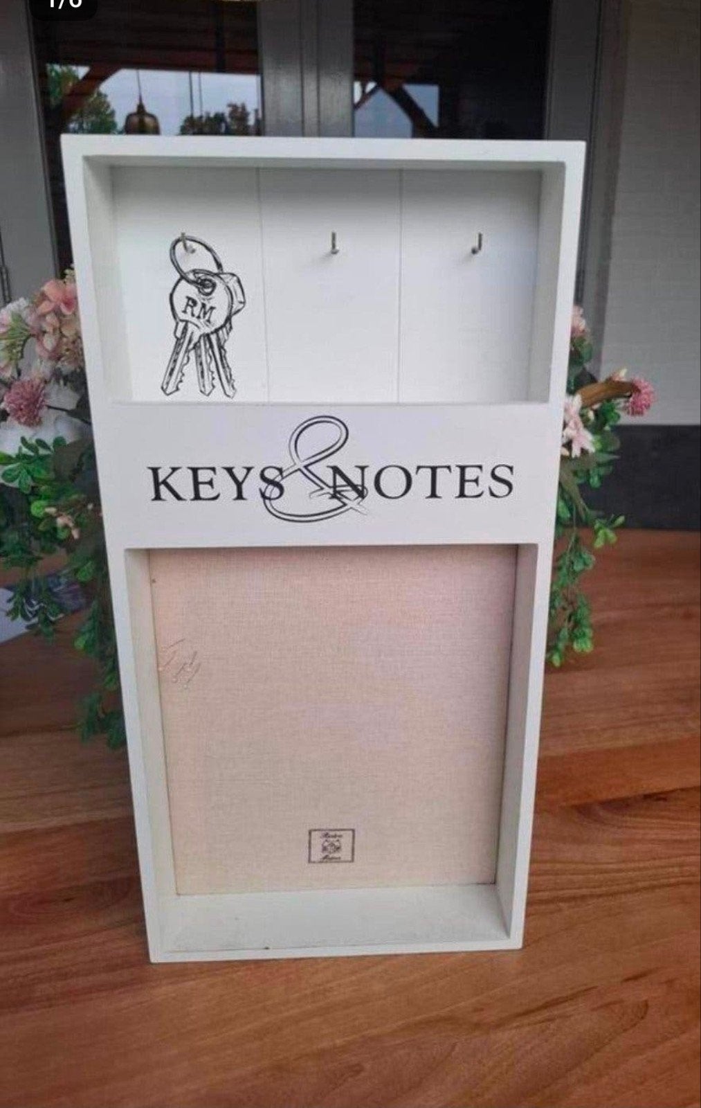 Riviera Maison Keys & Notes sleutelrekje, Huis en Inrichting, Hout, Gebruikt, Ophalen of Verzenden, Landelijk