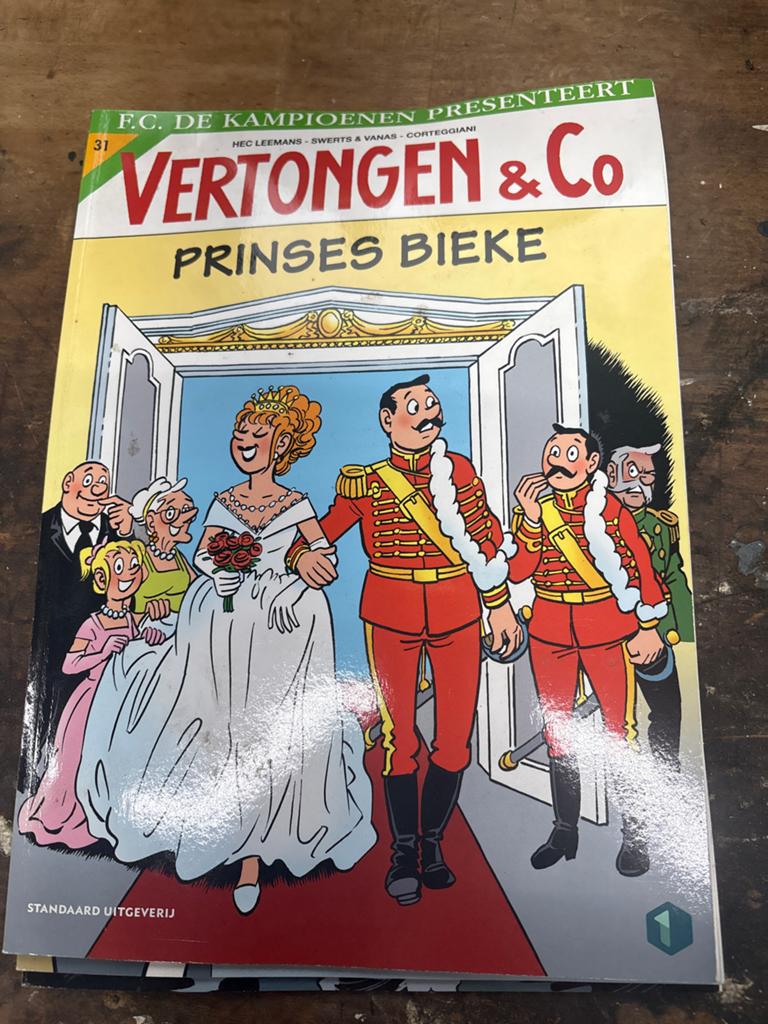 Vertongen & Co - Prinses Bieke (F.C. De Kampioenen), Eén stripboek, Ophalen of Verzenden, Gelezen