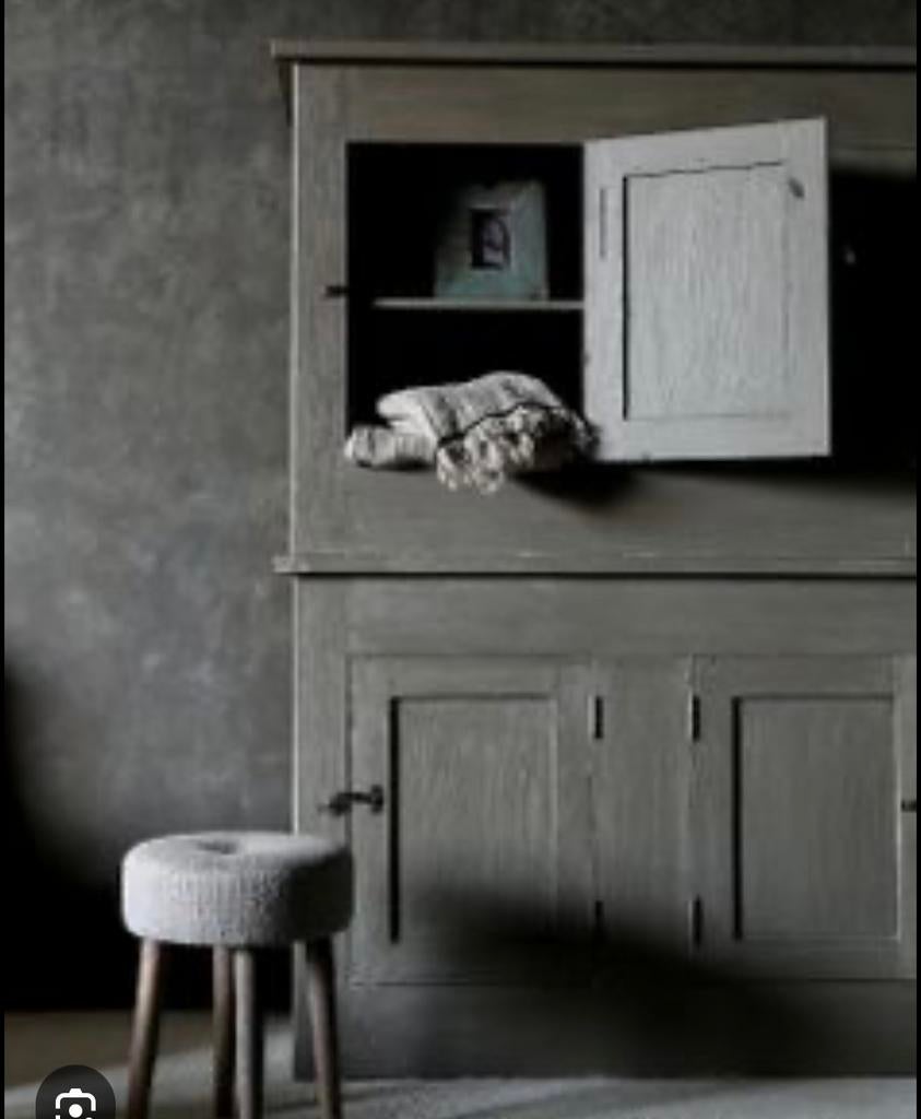 Hoffz 6-deurs kast grijs - Stoer landelijk design, Ophalen, Gebruikt, 150 tot 200 cm, 25 tot 50 cm