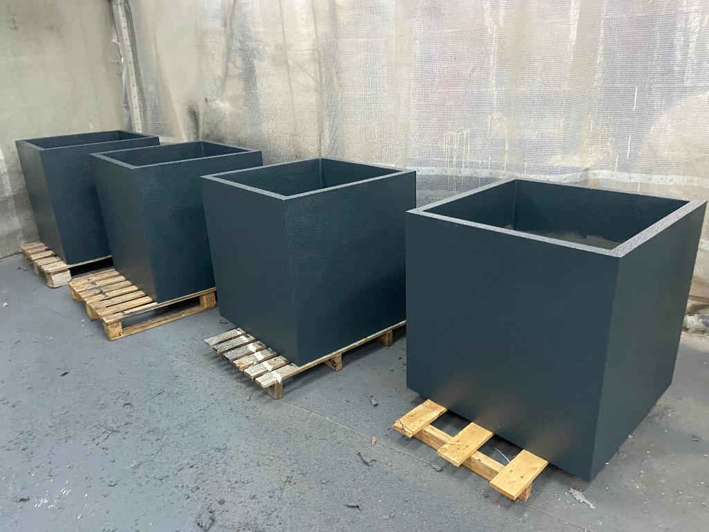 Vierkante 80x80x80 plantenbakken, Overige materialen, Vierkant, Nieuw, Ophalen of Verzenden