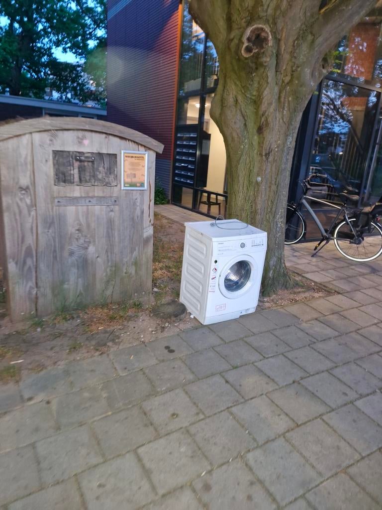 Wasmachine - oud ijzer, Witgoed en Apparatuur, Wasmachines, Ophalen, 6 tot 8 kg, Minder dan 1200 toeren, Voorlader