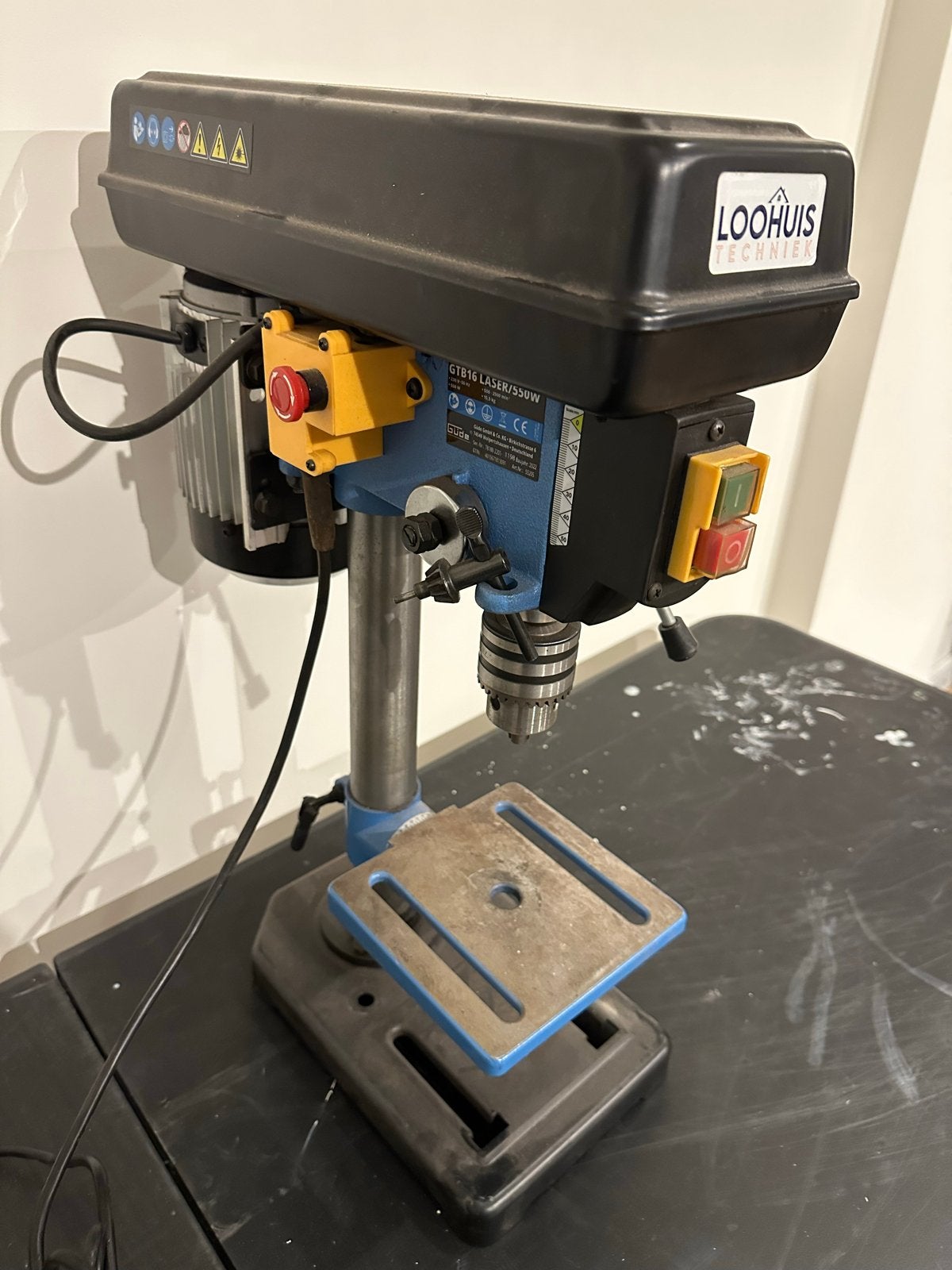 Gude GTB16 Kolomboormachine - Zo goed als nieuw, Ophalen of Verzenden, Zo goed als nieuw, 600 watt of meer, Kolomboormachine