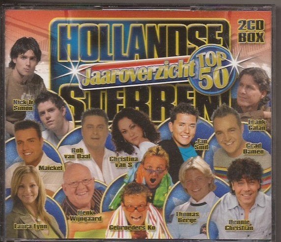 Dubbel CD Hollandse sterren Jaaroverzicht top 50, Boxset, Ophalen of Verzenden, Zo goed als nieuw, Levenslied of Smartlap