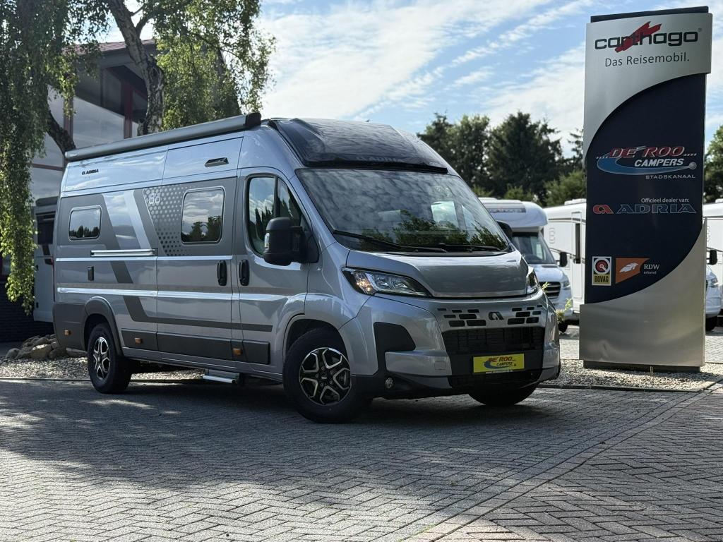 Adria Twin 640 SLB 60 yrs - buscamper lengtebedden automaat, Ringverwarming, Fiat, Tot en met 2, Bedrijf