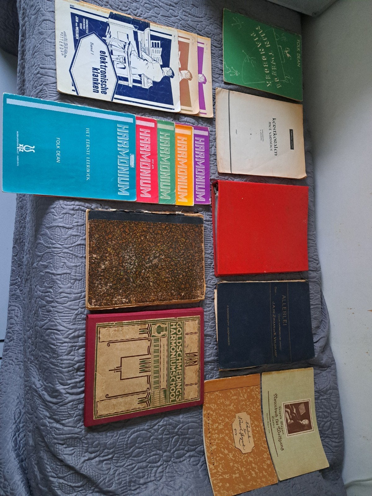 Oude piano- en harmoniumboeken - diverse genres, Gebruikt, Orgel, Klassiek, Les of Cursus