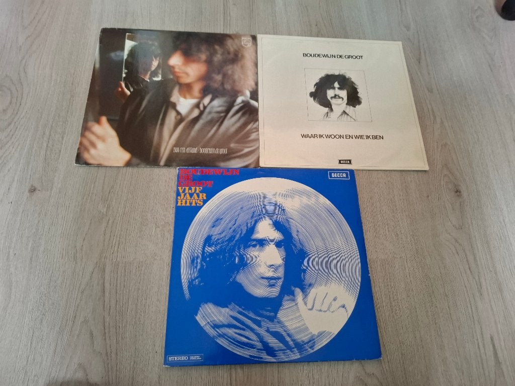 Verzameling 3 lp's Boudewijn de Groot., LP, Gebruikt, Ophalen of Verzenden, Pop