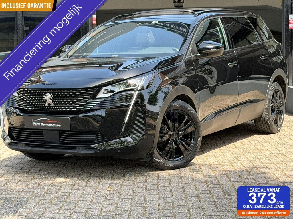 Peugeot 5008 1.2 PureTech GT Pack Business Aut*Pano*Navi*Acc, Auto's, Peugeot, 15 km/l, Gebruikt, 1199 cc, Zwart
