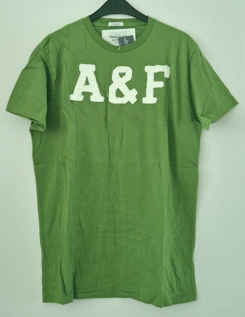 Groen Abercrombie heren t-shirt maat L NIEUW (9940) a, Maat 52/54 (L), Nieuw, Ophalen of Verzenden, Abercrombie & Fitch