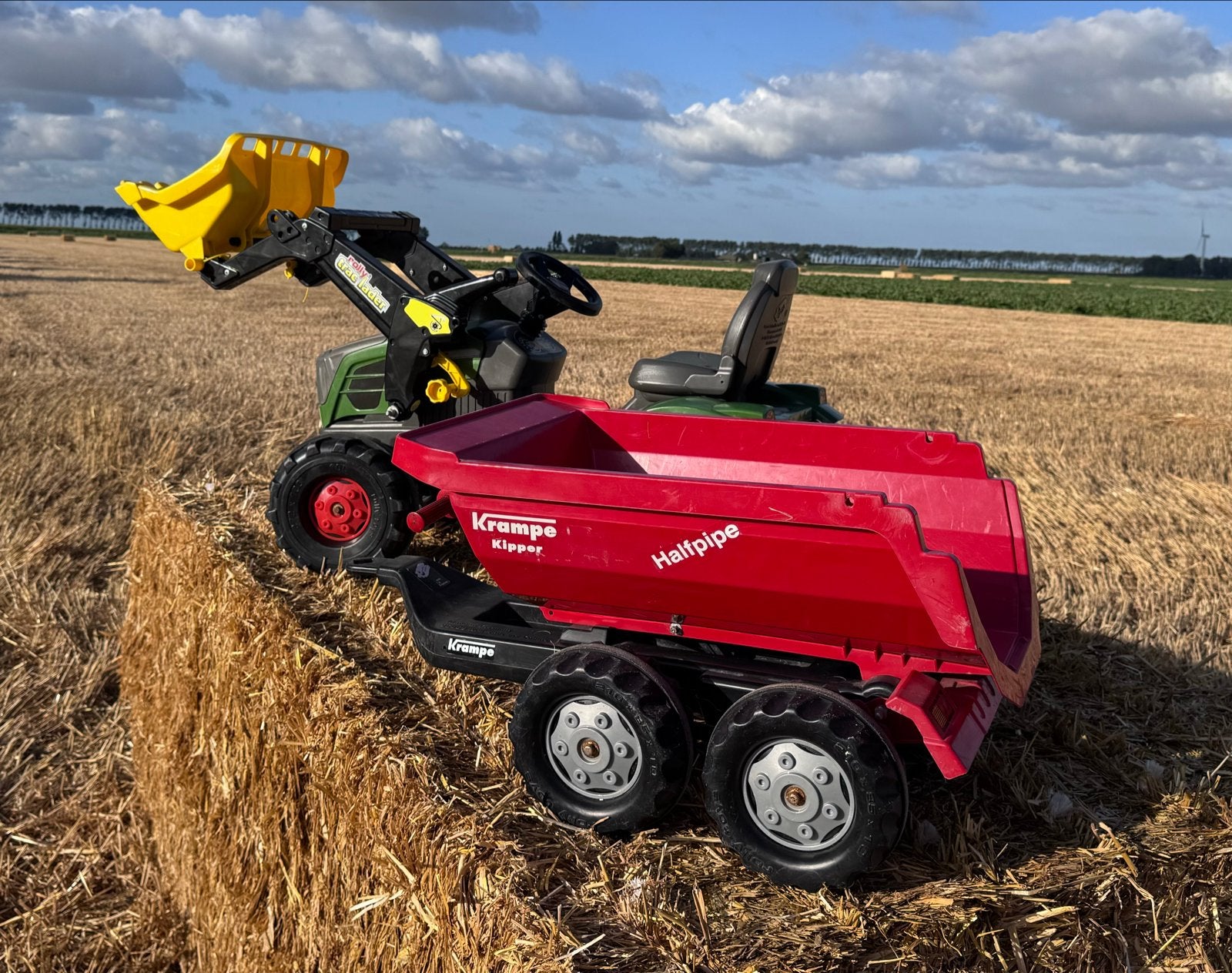 Rolly Toys rollyFarmtrac Fendt traptrekker, Kinderen en Baby's, Speelgoed | Buiten | Voertuigen en Loopfietsen, Ophalen, Gebruikt