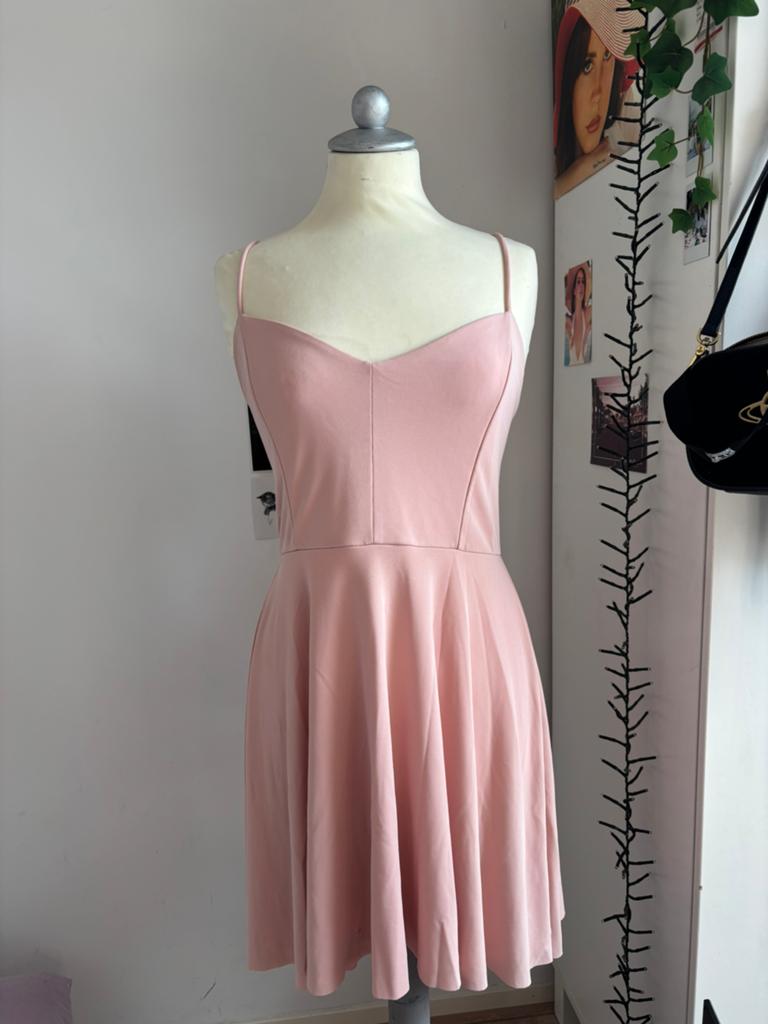 Lichtroze Topshop jurk maat M, Zo goed als nieuw, Roze, Boven de knie, Ophalen