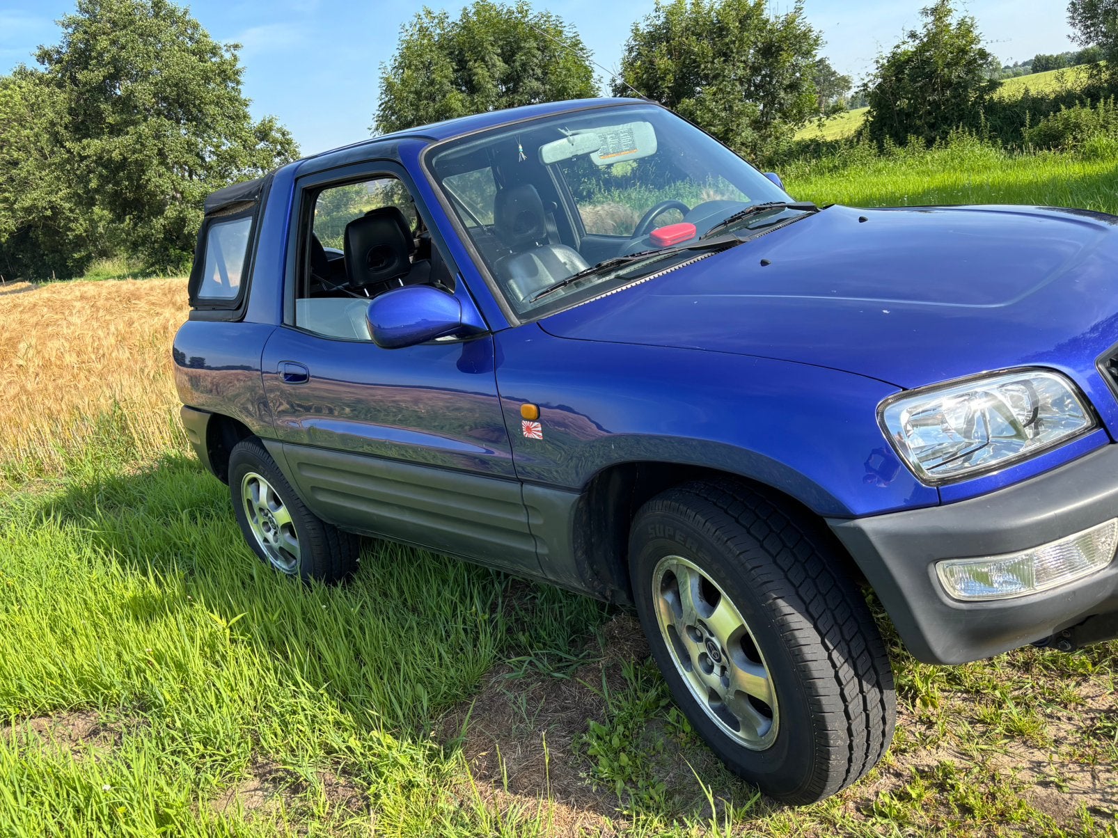 Toyota Funcruiser nieuwe apk AUT 4WD 1999 Blauw, Automaat, 1998 cc, 4 cilinders, 610 kg