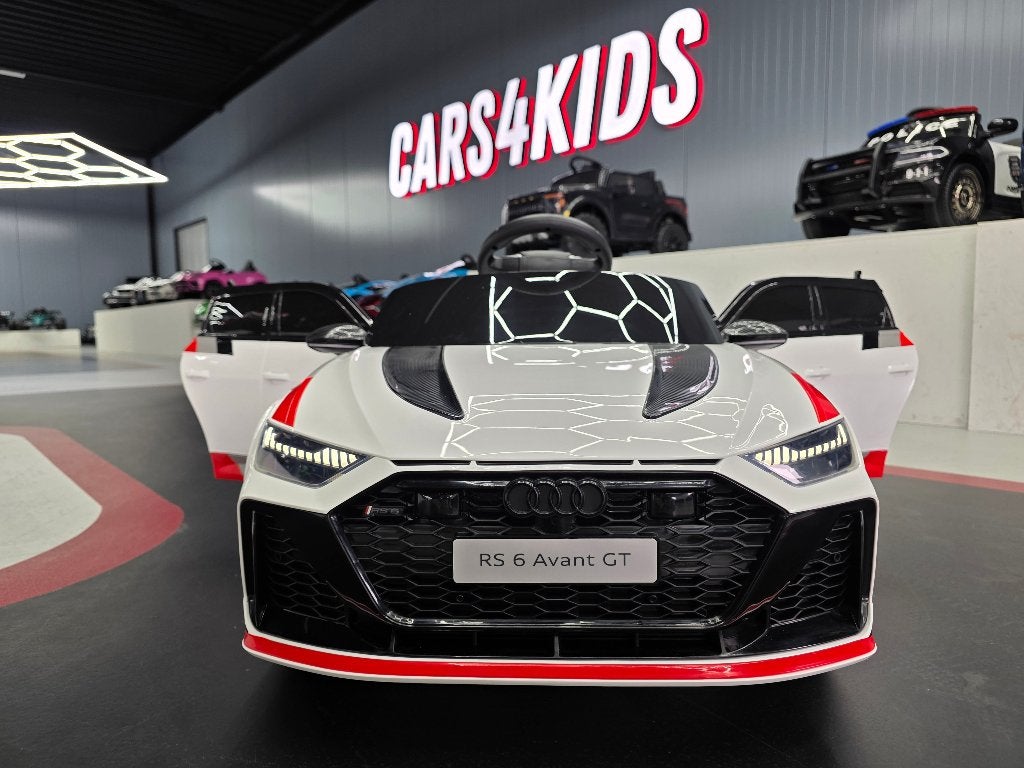 Kinderauto Audi RS6 Avant GT - 4 motors - soft start - RC, Ophalen of Verzenden, Nieuw, Afstandsbediening