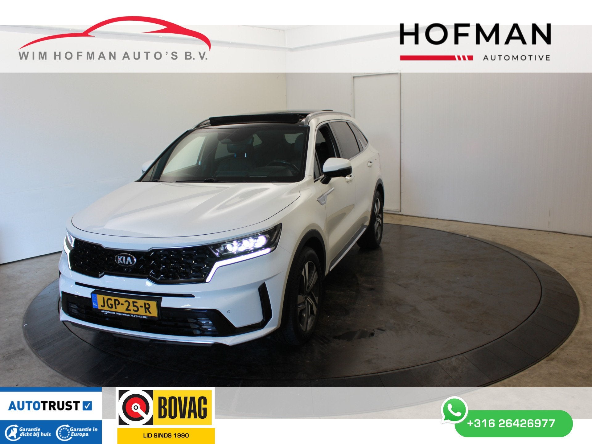 Kia Sorento 1.6 T-GDI Plug-in Hybrid 4WD Executive Trekh Pan, Auto's, Kia, Bedrijf, Te koop, Sorento, 360° camera, 4x4, ABS, Achteruitrijcamera