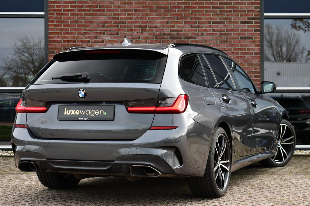 BMW 3 Serie Touring M340d xDrive Pano ACC HiFi El-zetels Adp, Auto's, BMW, Automaat, 12 maanden, Zwart, 2993 cc