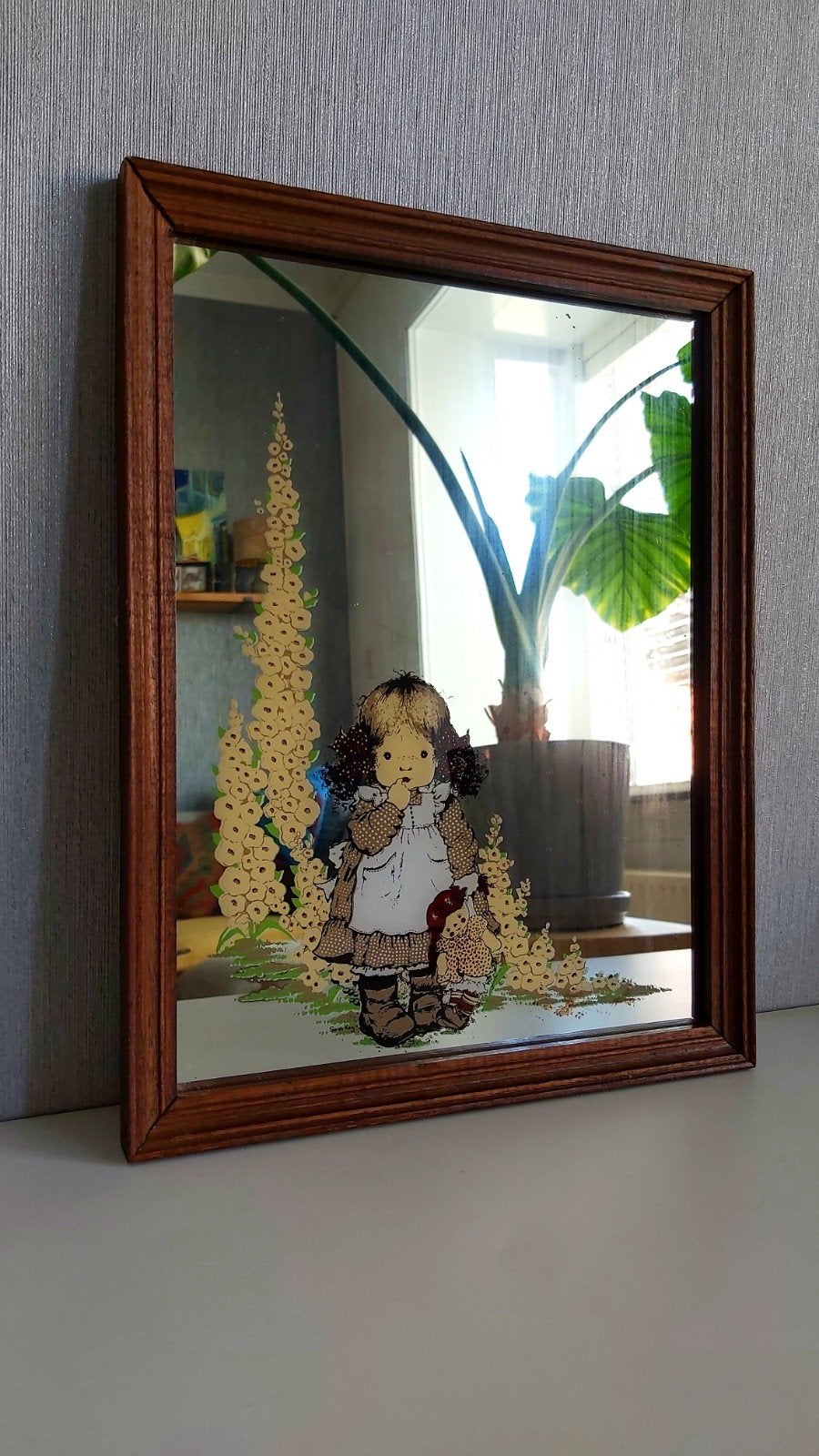 Holly Hobbie spiegel, Ophalen of Verzenden, Rechthoekig, Minder dan 50 cm, Minder dan 100 cm