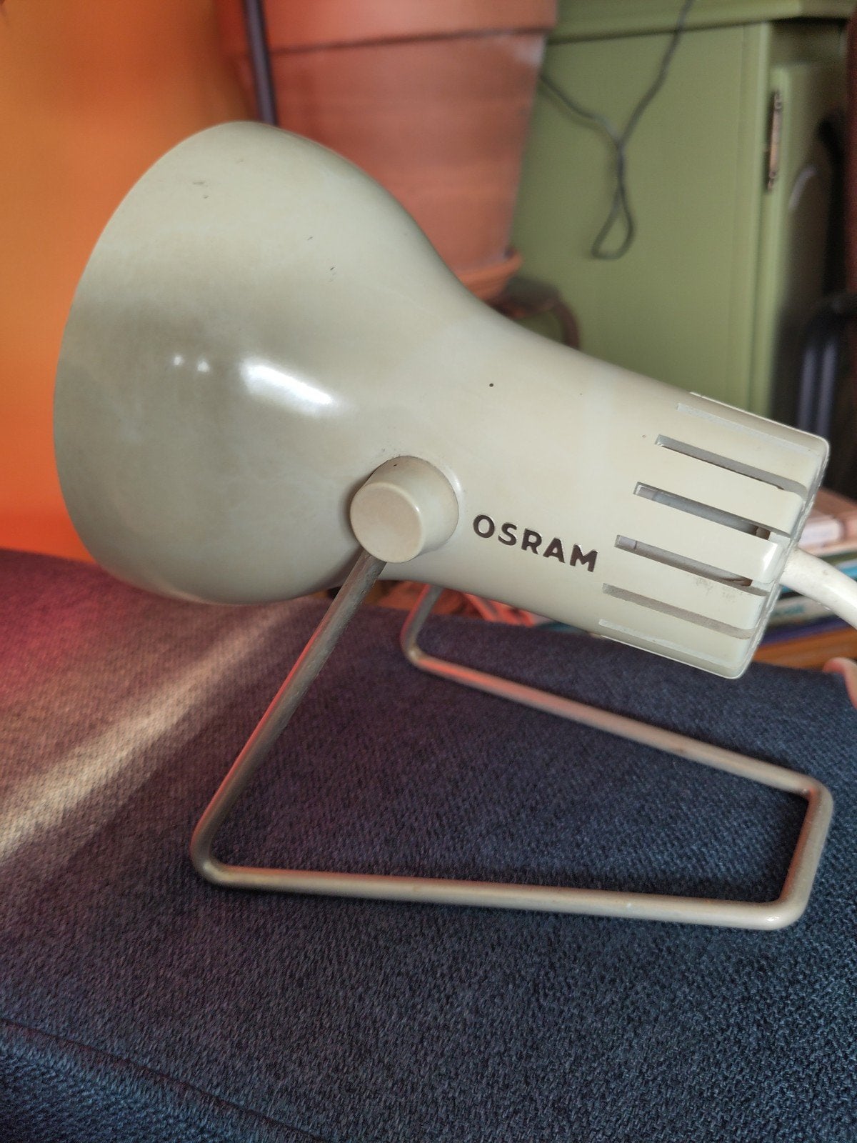 vintage infrarood lamp, Ophalen of Verzenden, Gebruikt