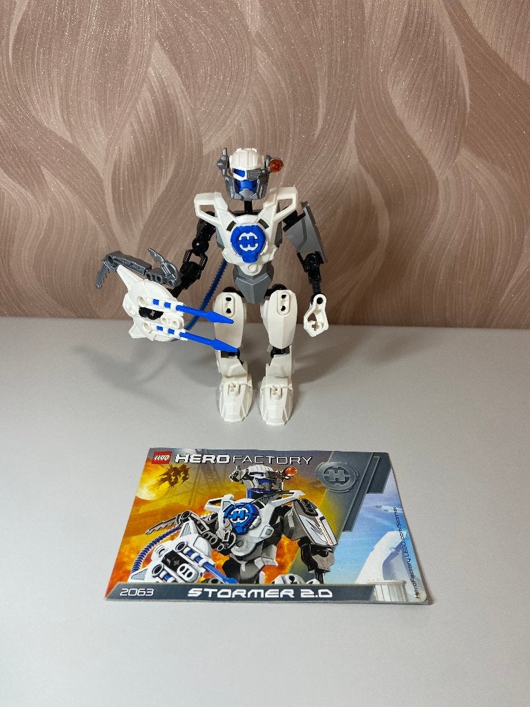 Lego - Hero factory - 2063 - Stormer 2.0 - compleet, Overige thema's, Lego, Compleet, Ophalen of Verzenden