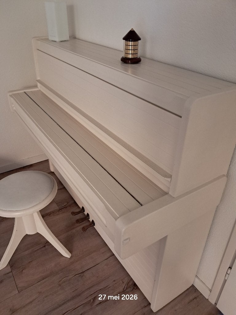 Schimmel piano, Muziek en Instrumenten, Ophalen, Gebruikt, Wit, Piano