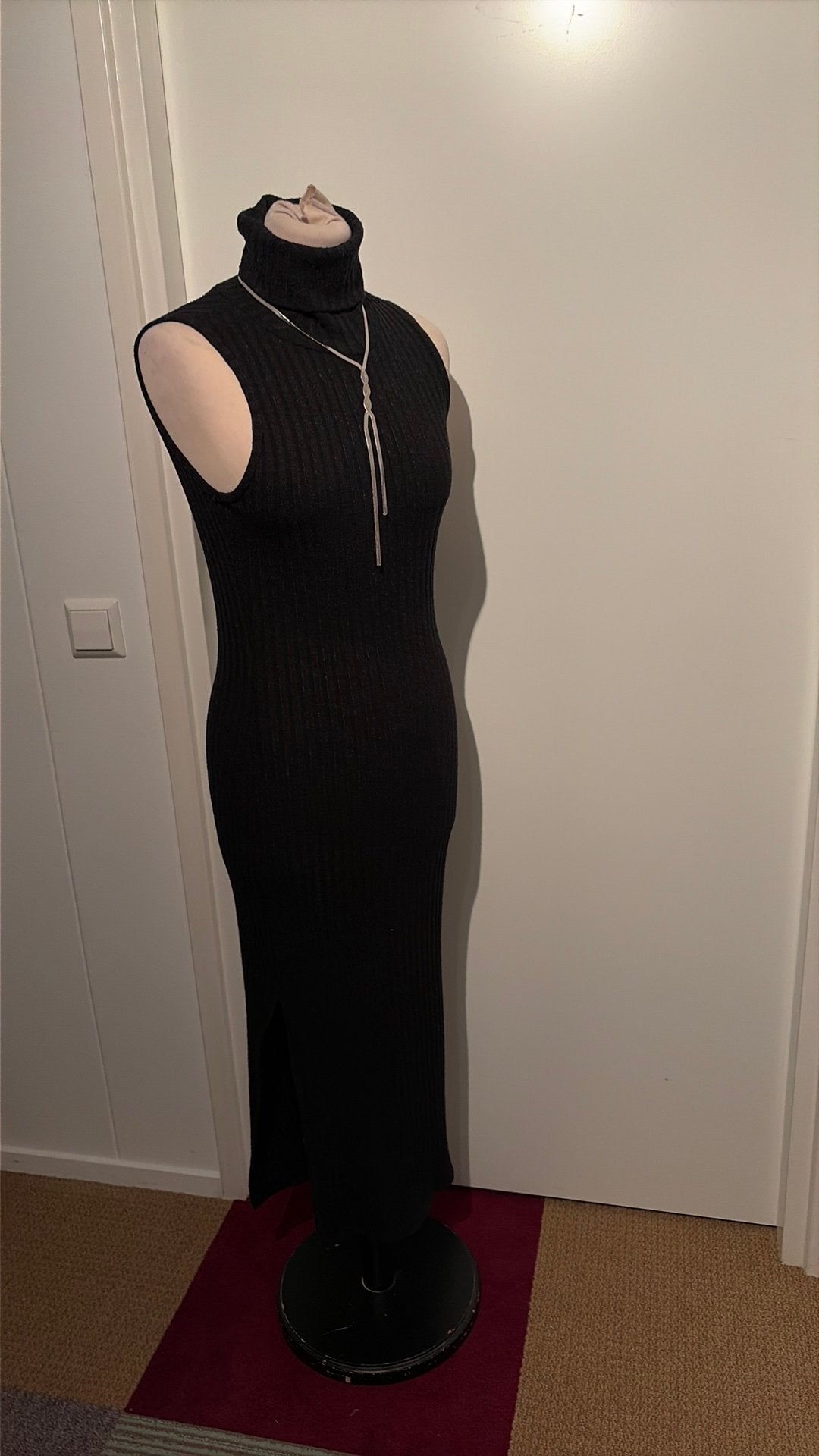 Zwarte /sexy ) stretch jurk mt s/m, Maat 38/40 (M), Zwart, Ophalen of Verzenden, Zo goed als nieuw