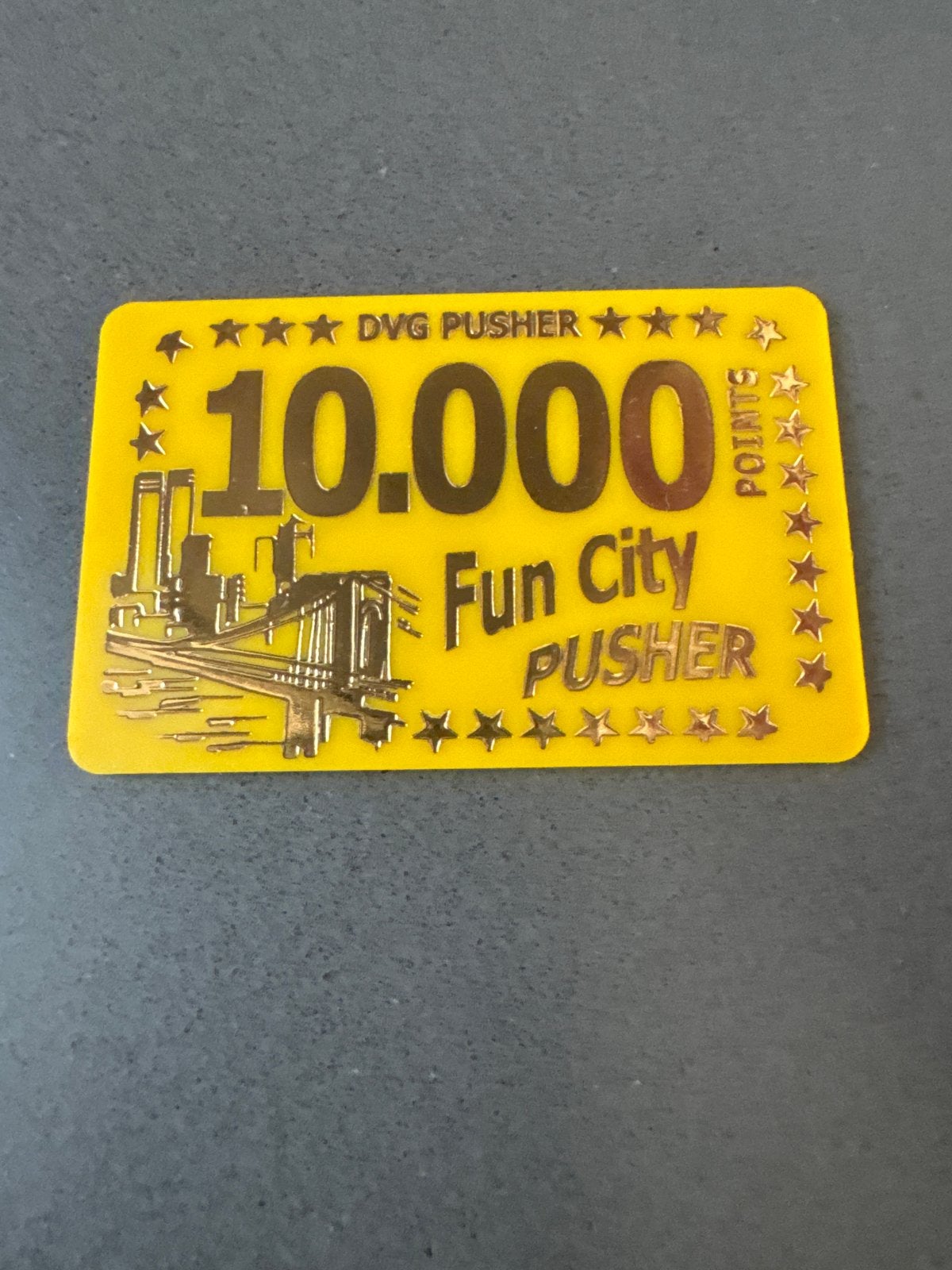 DVG Coin Pusher Fun City 10.000 Punten Munt, Ophalen of Verzenden, Gebruikt