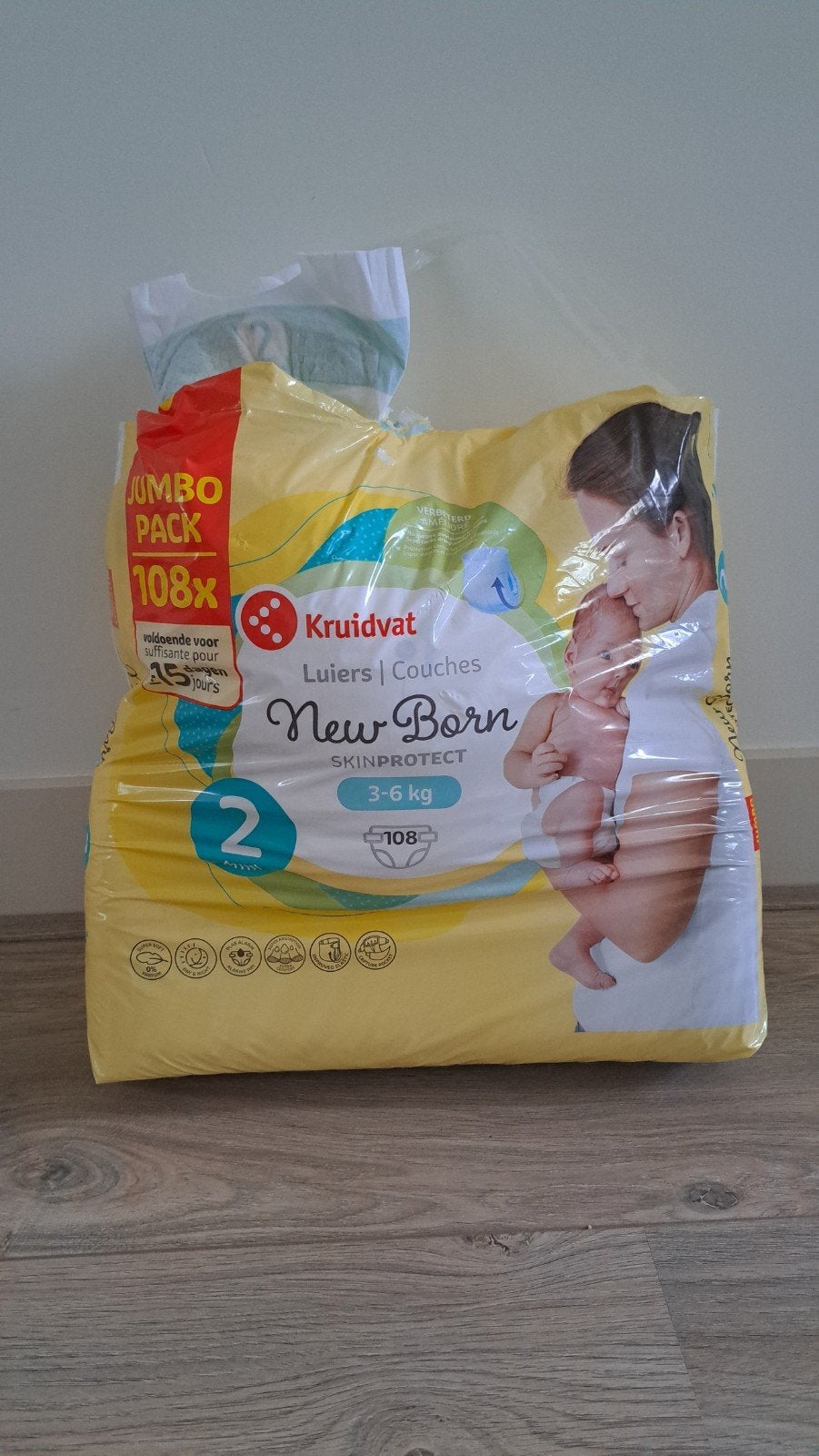 100 Kruidvat luiers maat 2, Overige typen, Nieuw, Standaard, Ophalen