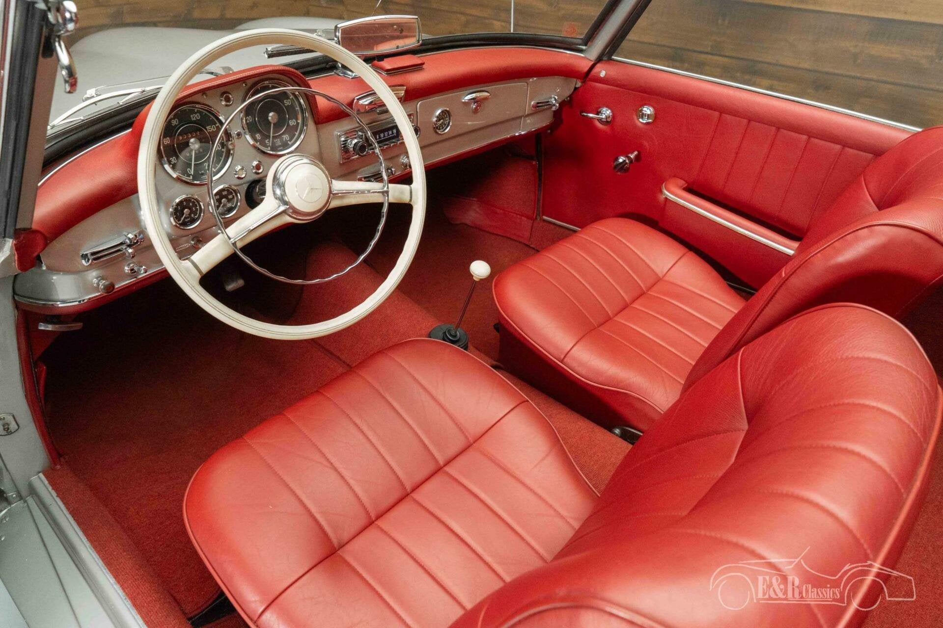 MB 190 SL | Gerestaureerd | Gereviseerde motor | 1960, Achterwielaandrijving, Handgeschakeld, 1900 cc, 2 stoelen