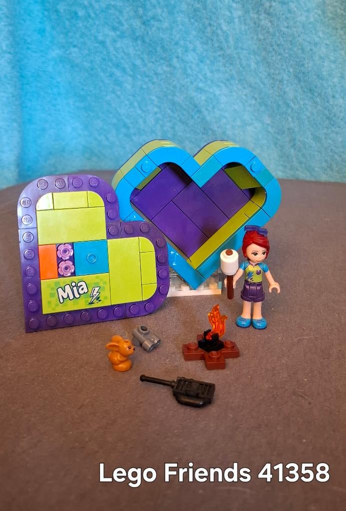 Lego Friends 41358 Mia’s Hartvormige Doos, Ophalen, Compleet, Gebruikt, Lego