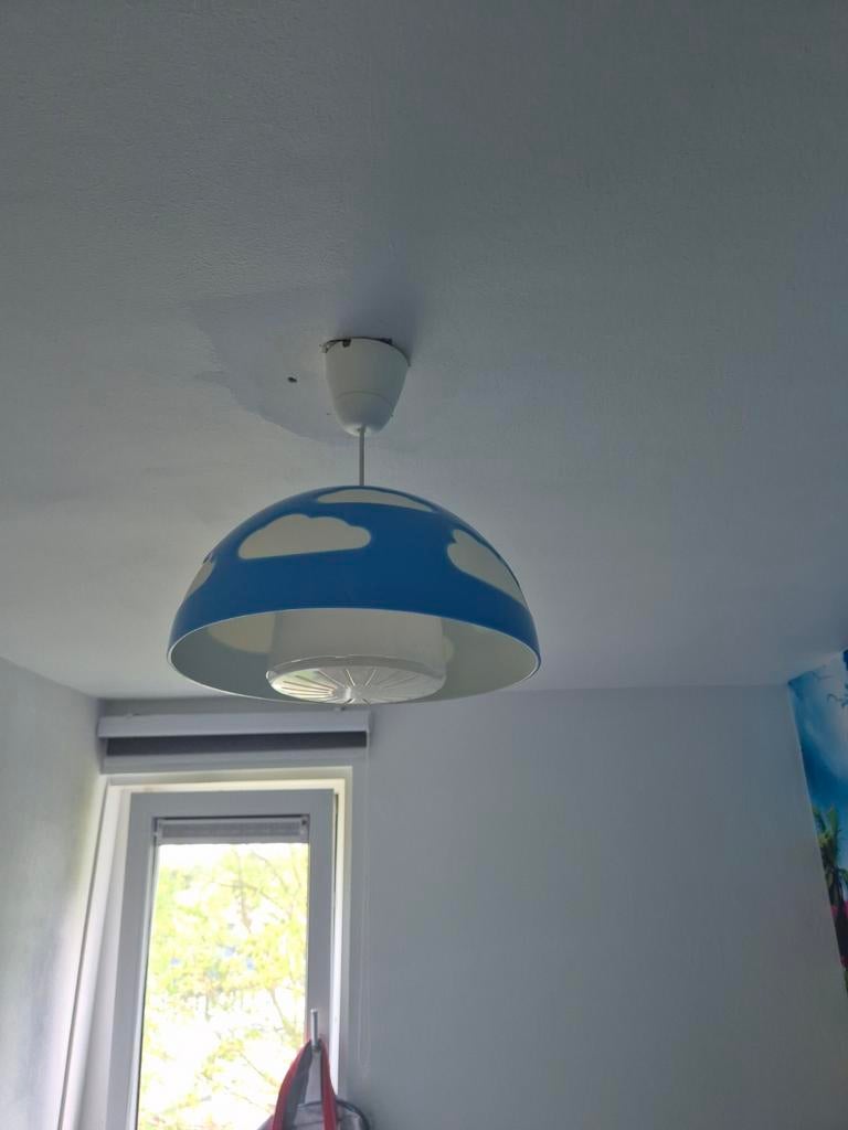 Mooie Vintage Wolkenlamp, Ophalen of Verzenden, Zo goed als nieuw, Minder dan 50 cm