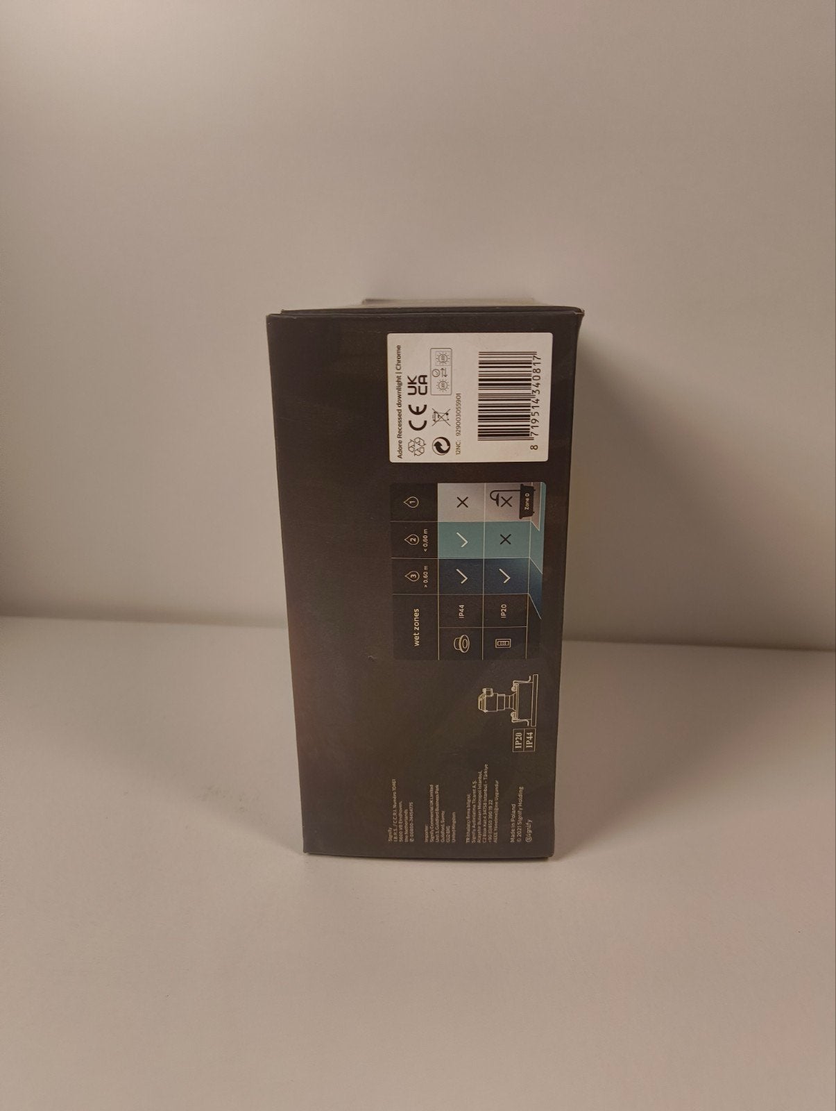 Philips Hue Adore Opbouwspot - Smart Verlichting Badkamer, Metaal, Wit, Philips Lighting, Nieuw