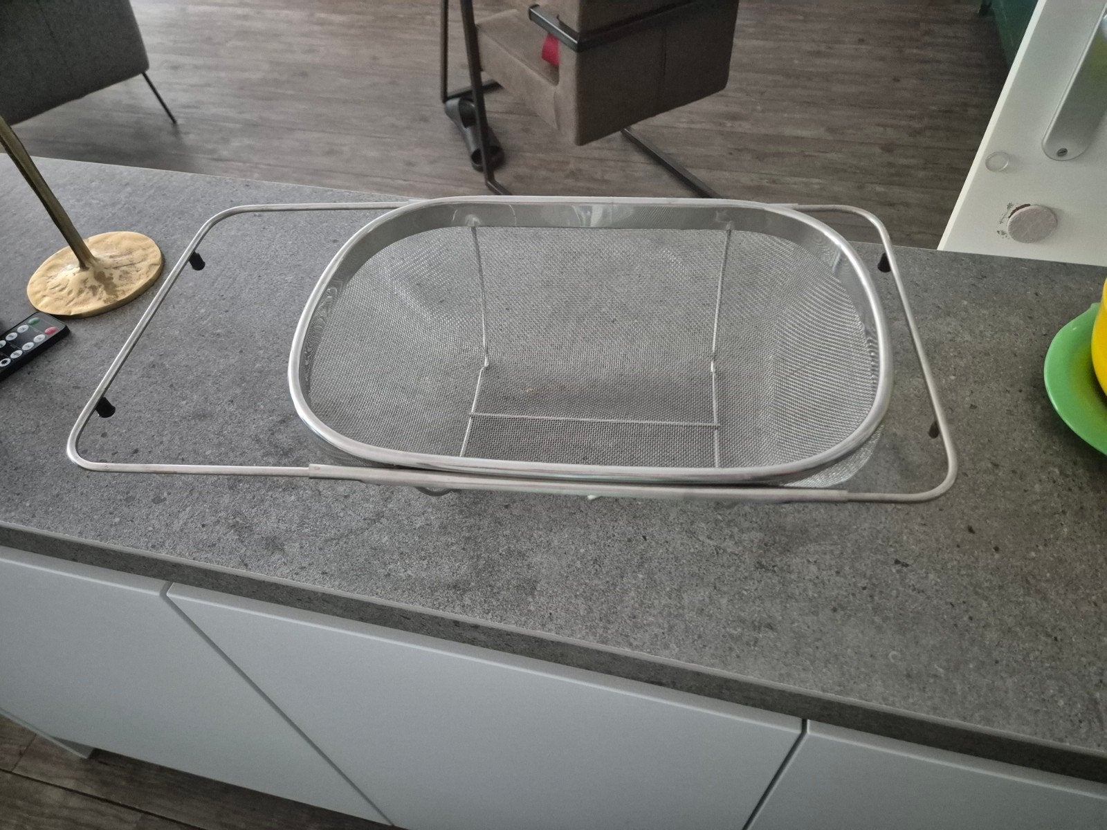 Uitschuifbare zeef, Huis en Inrichting, Keuken | Keukenbenodigdheden, Ophalen, Zo goed als nieuw