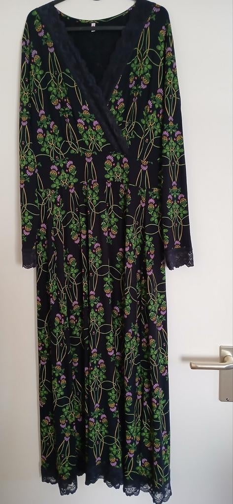 Jurk met bloemenprint en kant, maat XL Blutsgeschwister, Kleding | Dames, Ophalen of Verzenden