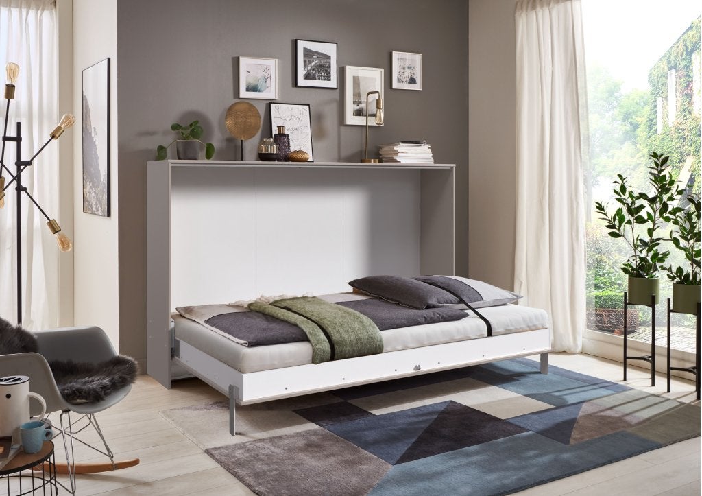 Juist opklapbed horizontaal - 120x200 - Taupe, Niet ingevuld, Niet ingevuld, Niet ingevuld