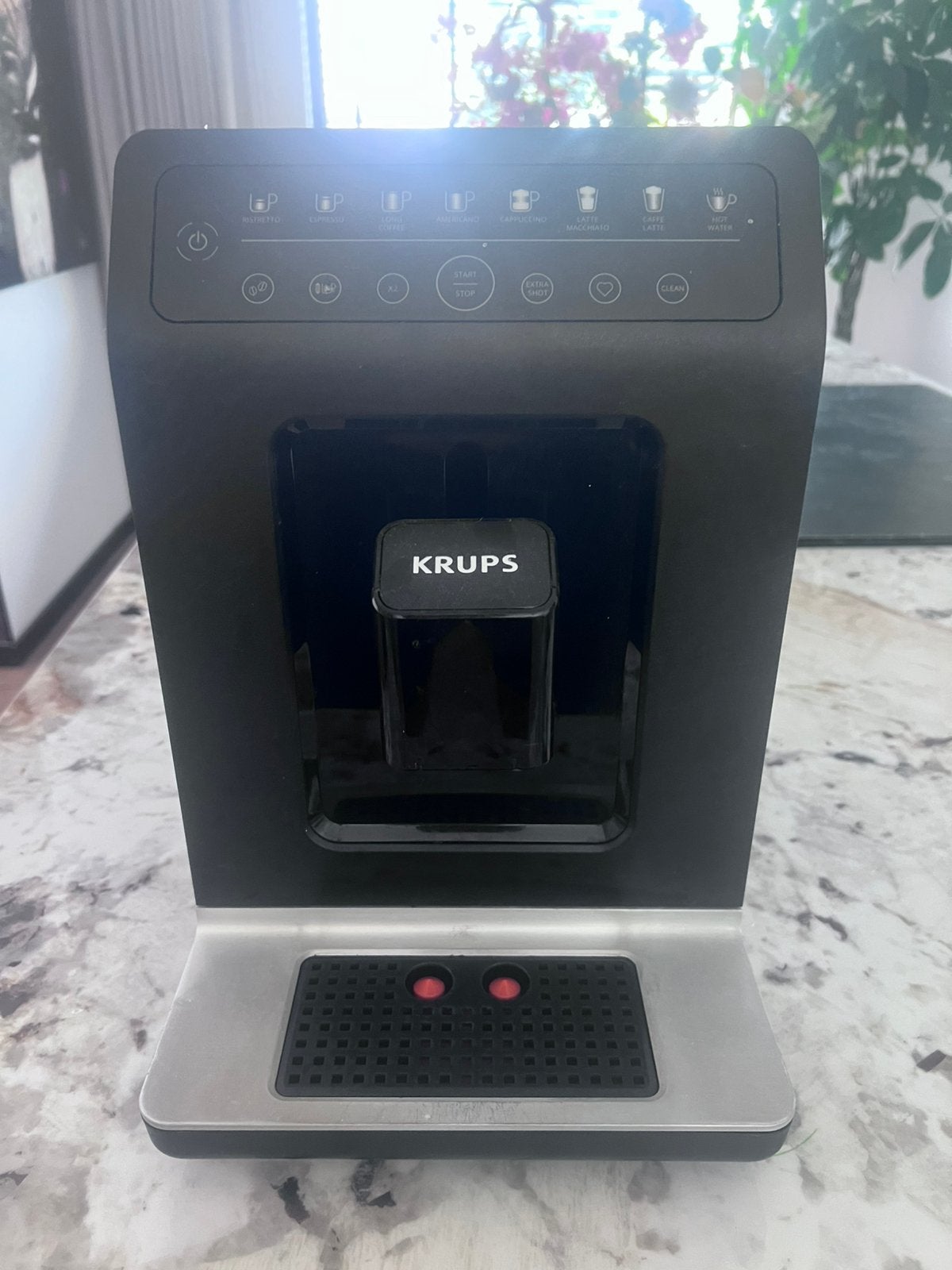 Espressomachine KRUPS EA897 Esp Evidence Eco Kahve Makinesi, Ophalen, Zo goed als nieuw, Espresso apparaat