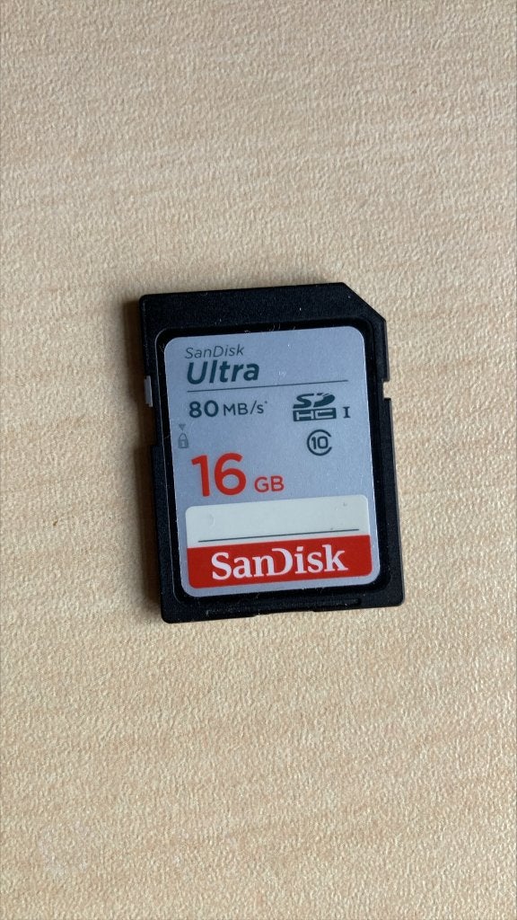 Sandisk Ultra HC 16gb D, Audio, Tv en Foto, Gebruikt, Sandisk, 16 GB, SDHC