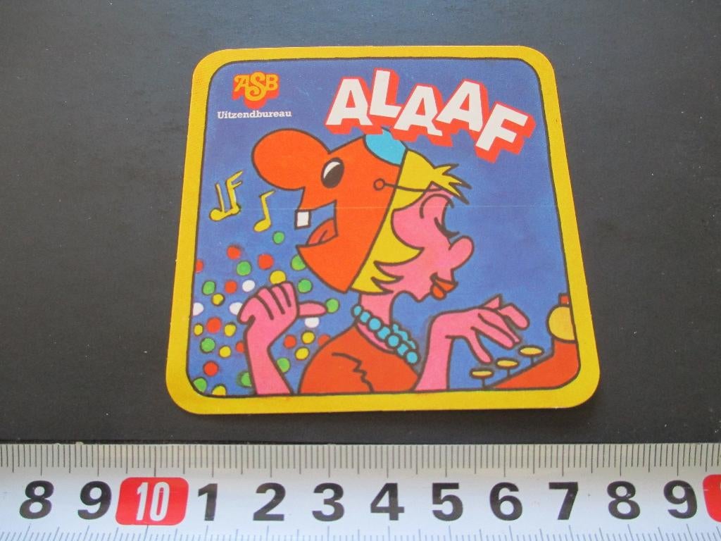 sticker ASB carnaval alaaf strip masker muziek / typiste, Ophalen, Zo goed als nieuw