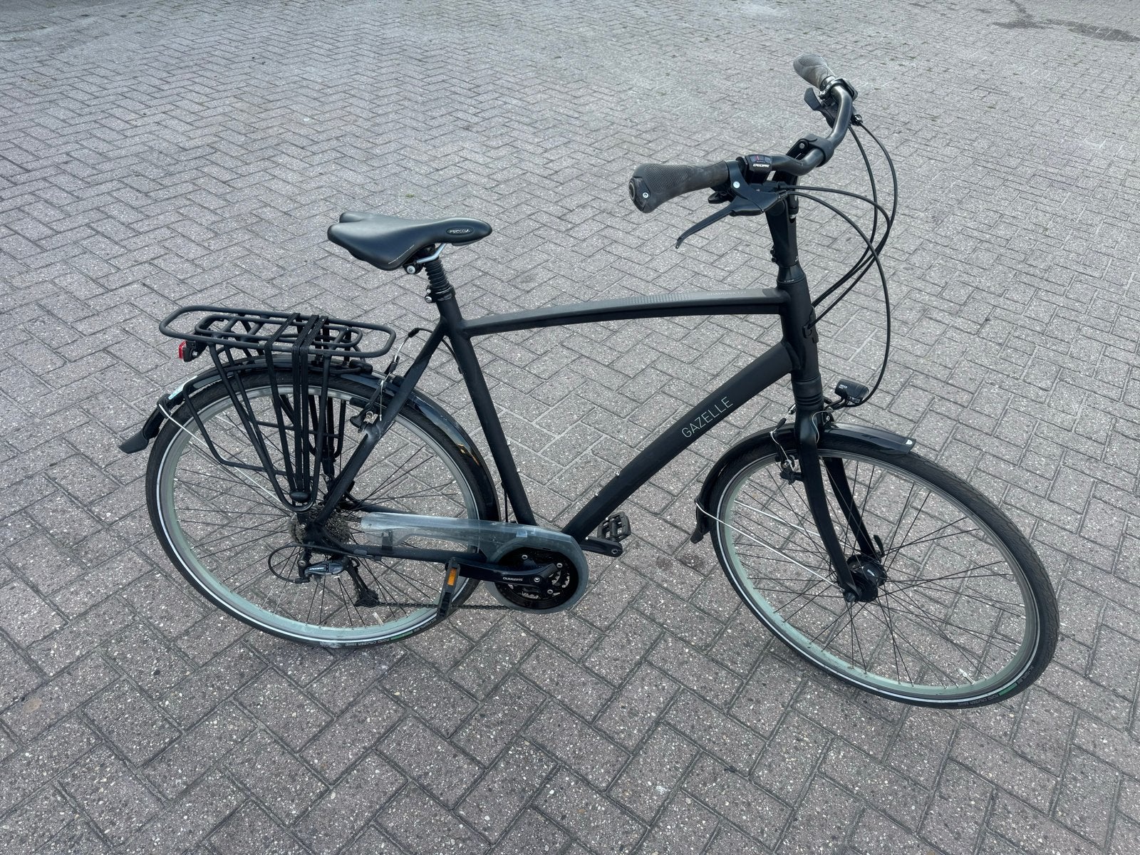 Gazelle Chamonix T27 Herenfiets - Zo goed als nieuw, Velgrem, Versnellingen, Zo goed als nieuw, Gazelle
