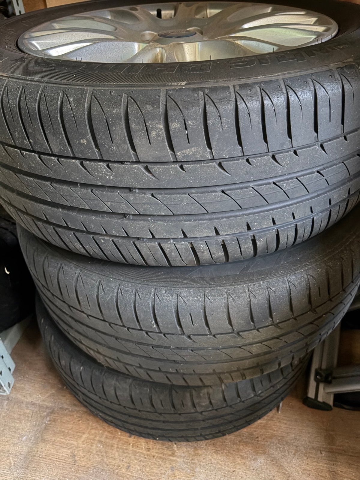 Ford 16 inch velgen met Hankook Ventus Prime 3 zomerbanden, Ophalen, Gebruikt, Banden en Velgen, 17 inch