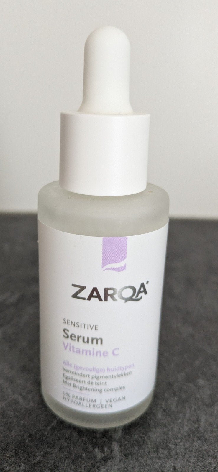 ZARQA Sensitive Serum Vitamine C, Ophalen of Verzenden, Gebruikt, Gehele gezicht, Verzorging